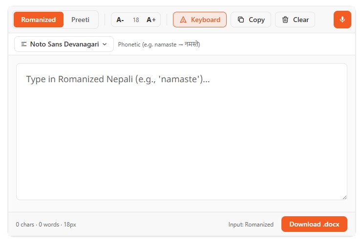 TypeNepal Nepali Typing Tool